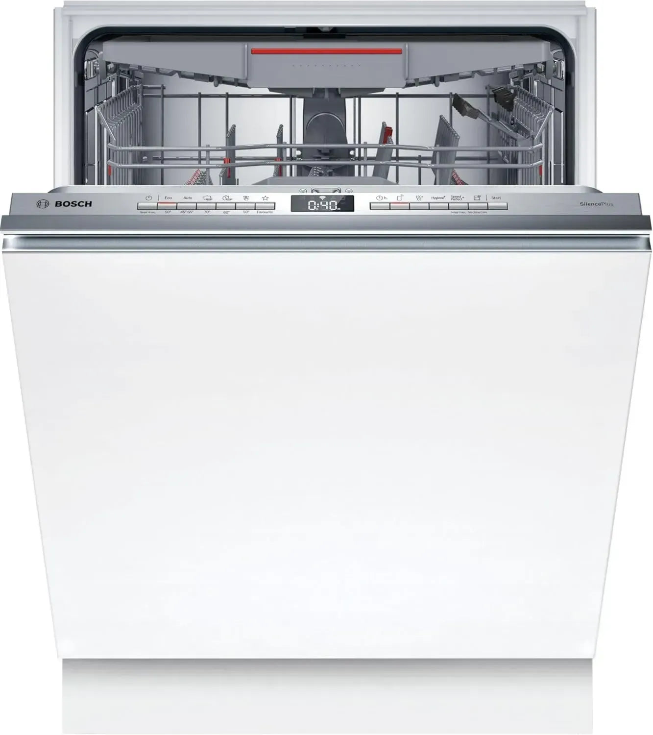 Bosch SMV4ECX32E Vollintegrierter Geschirrspüler 60 cm, Serie 4, Besteckschublade, Leiser Betrieb, Made in Germany, Extra Trockenfunktion, Automatikprogramme, AquaStop